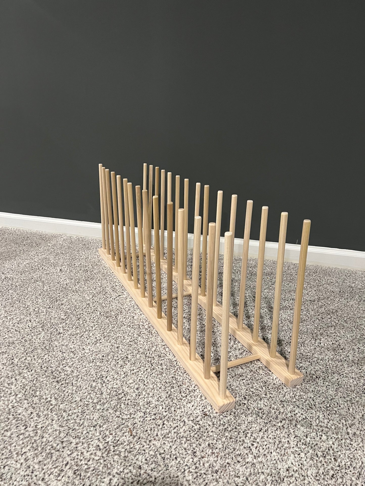 Wall Mount Art Storage/Drying Rack - 36" x 8" with 12" dowels