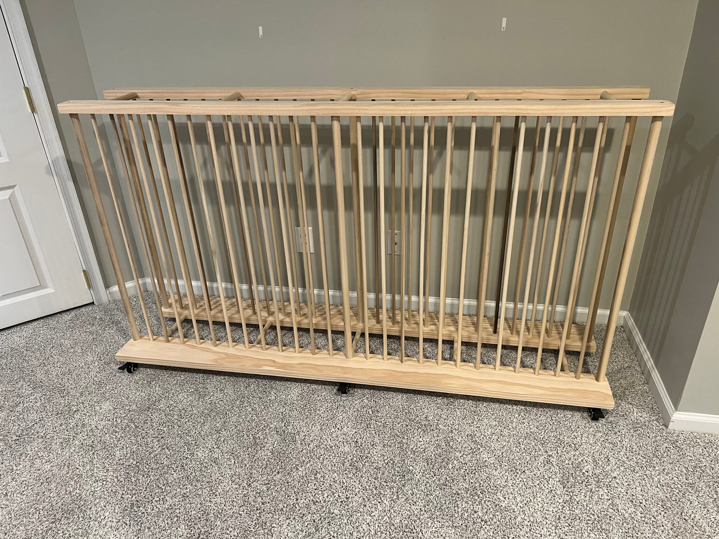 Enclosed Art Storage Rack / Art Storage Cart - 70” Long version