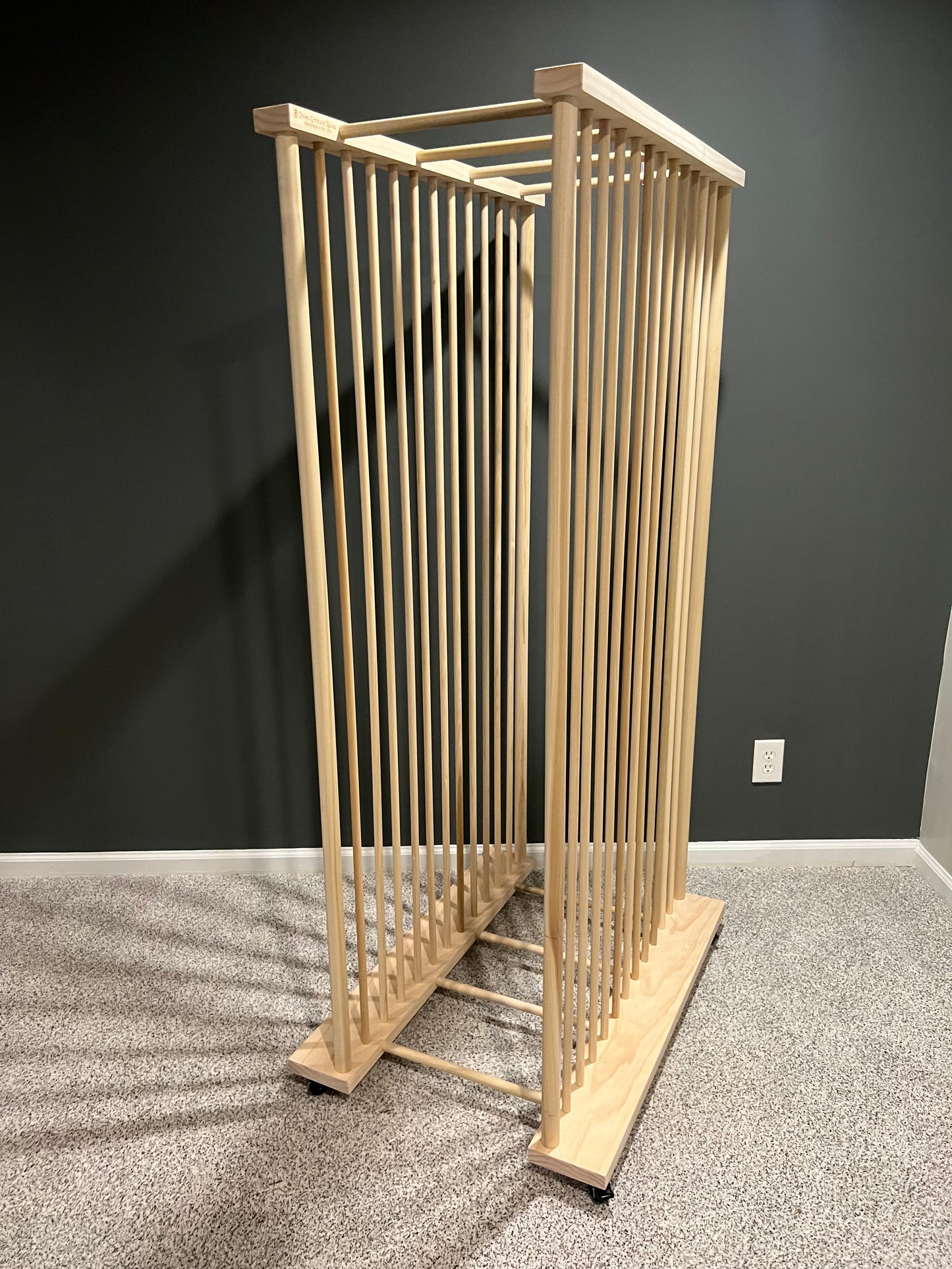 Large Art Canvas Storage - 36” Long Enclosed Art Storage Rack / Art Storage Cart - Options to hold Large Canvas up to 60” or 72”