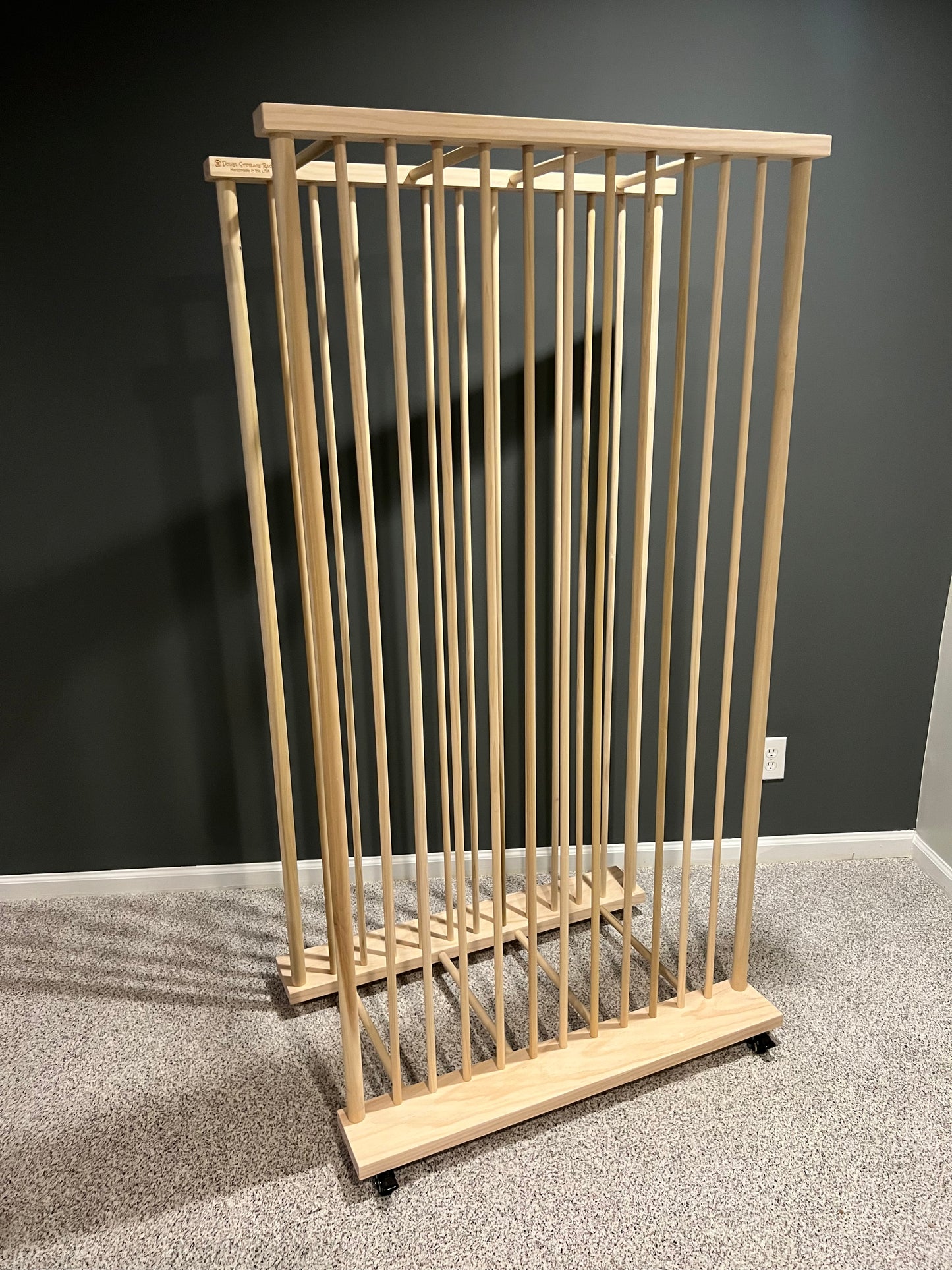 Large Art Canvas Storage - 36” Long Enclosed Art Storage Rack / Art Storage Cart - Options to hold Large Canvas up to 60” or 72”