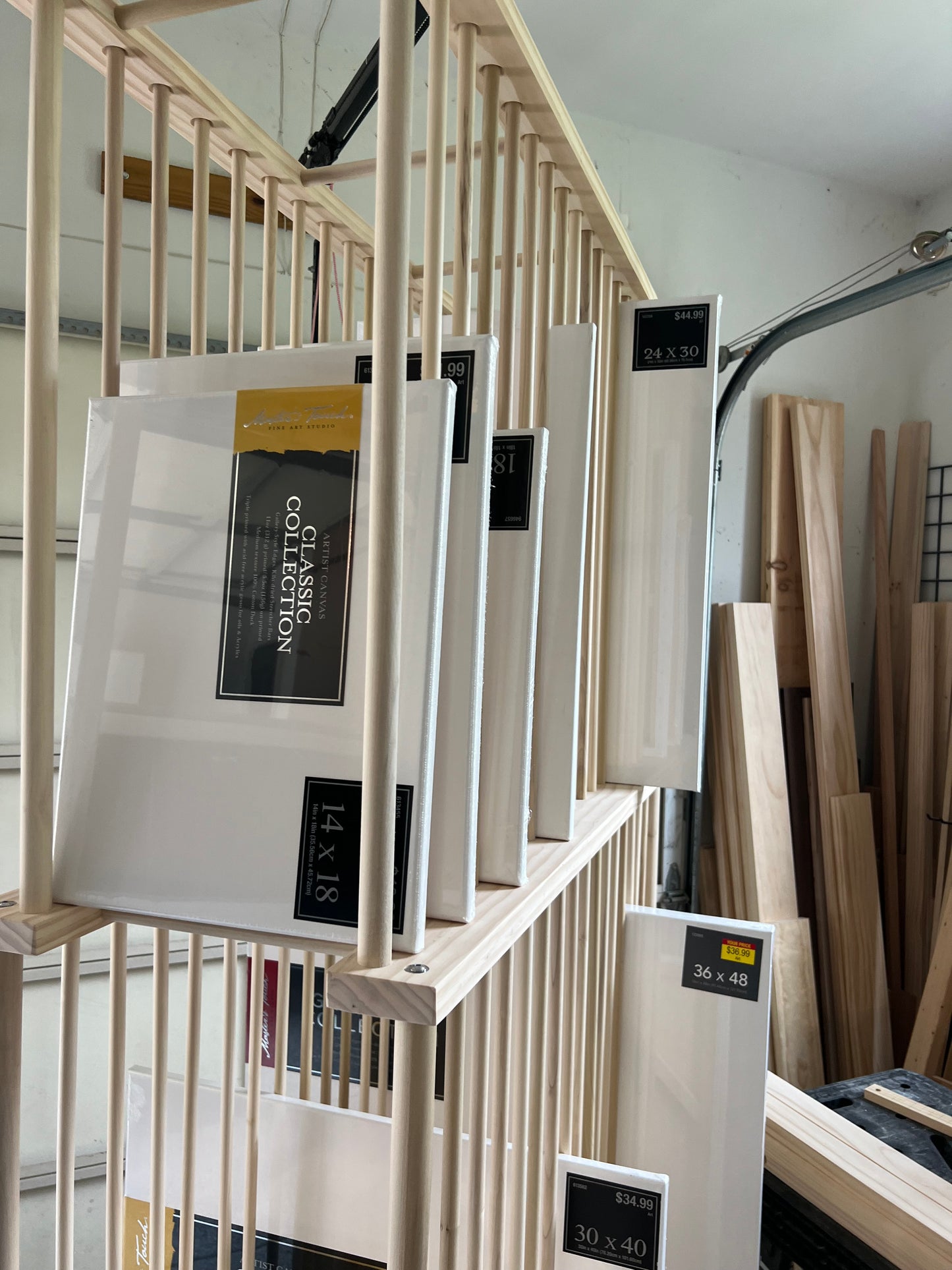 Two Tier Enclosed Heavier Duty Art Storage Cart