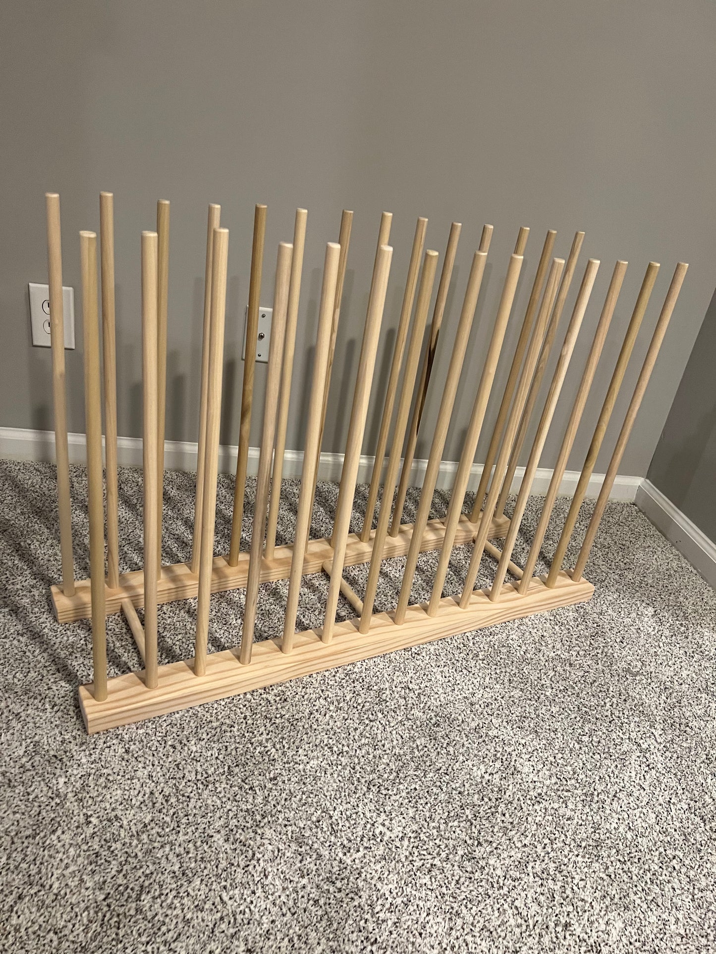 Heavier Duty Wall Mount Art Storage/Drying Rack