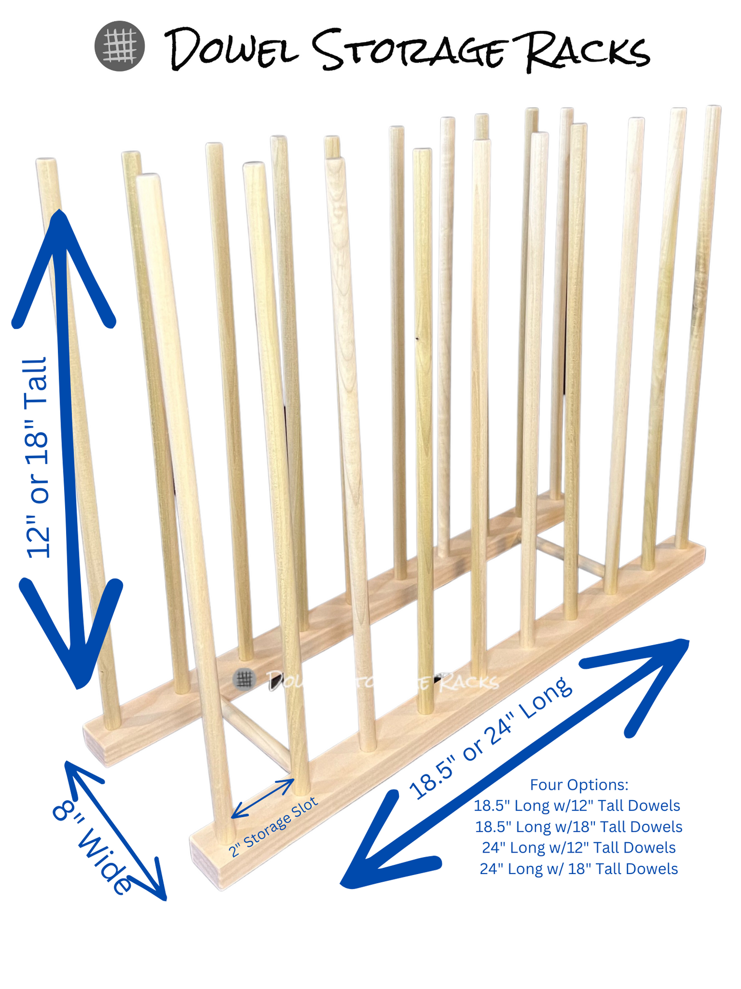 Art Storage Rack - Multiple size options available - Canvas, Framed Art,, Paintings, etc