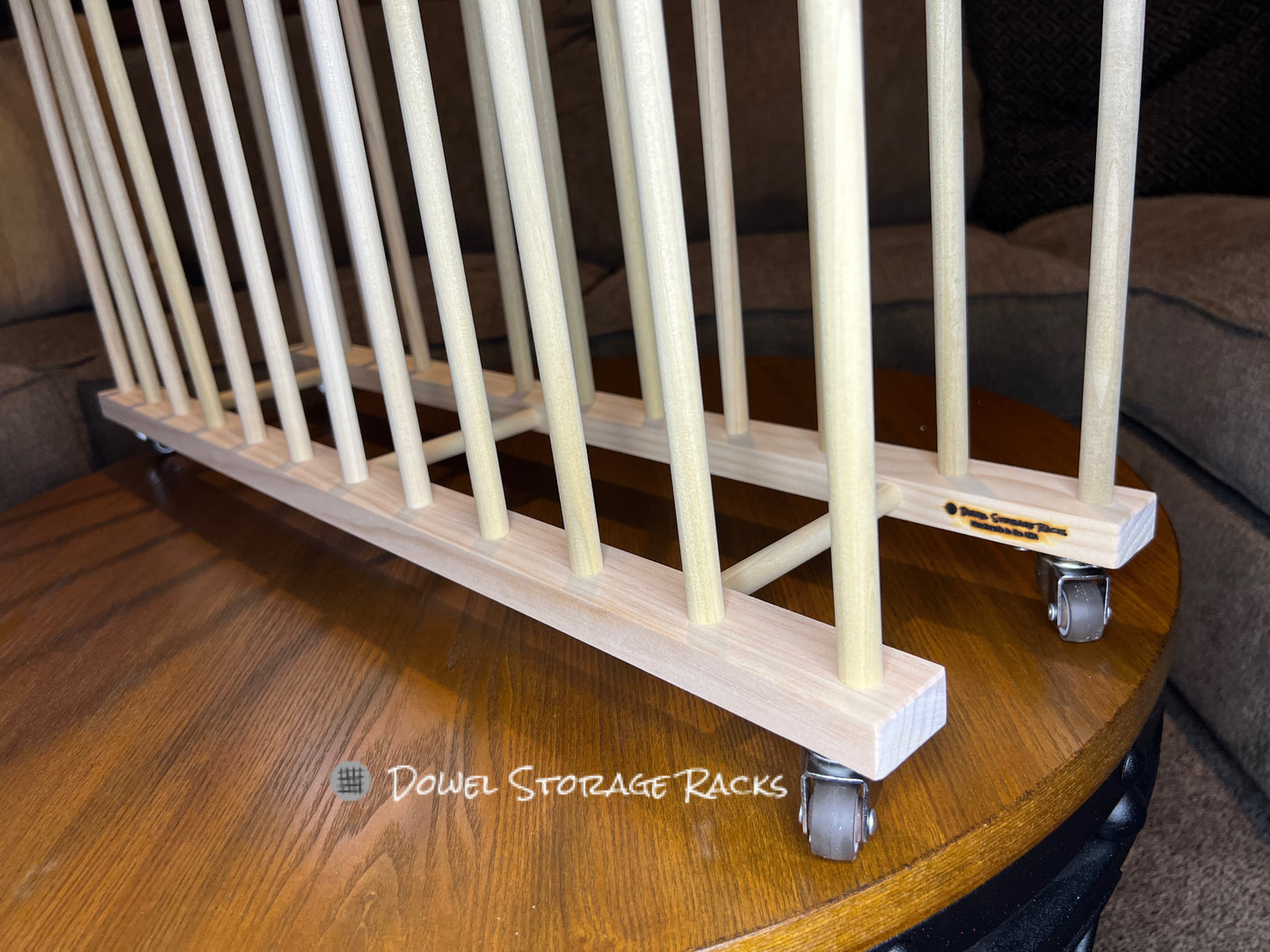 Add On - Locking Swivel Caster Wheels - Only For Racks with 18” dowels or smaller