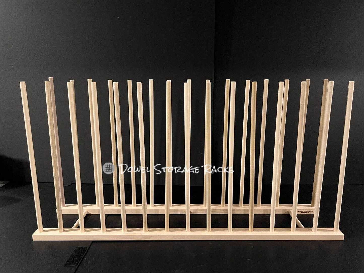 36” Long x 8” Wide Art Storage Rack- Two Height Options available - 12” or 18” tall