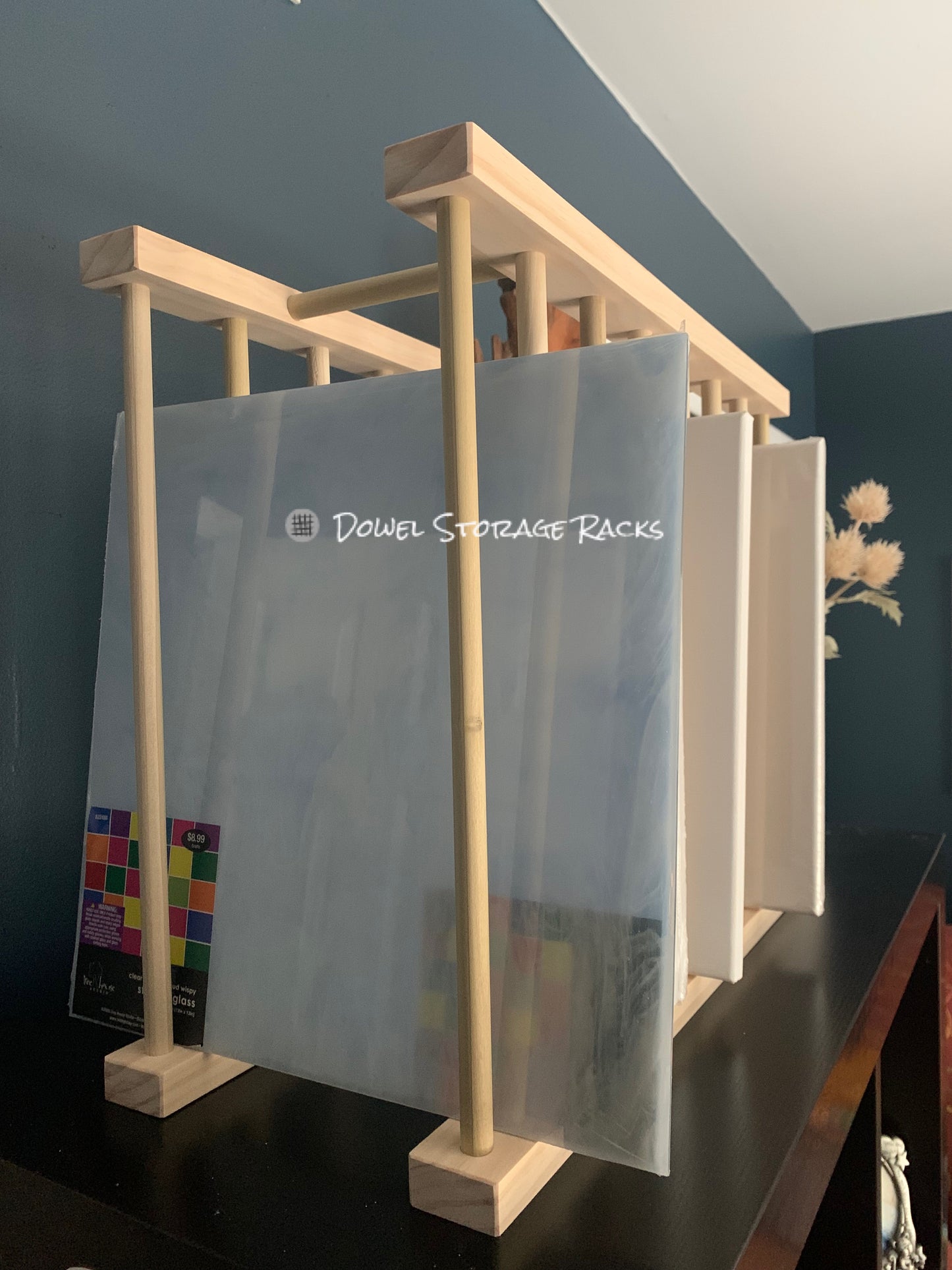 Enclosed Art Storage / Drying Rack - For Vertical or Horizontal Storage