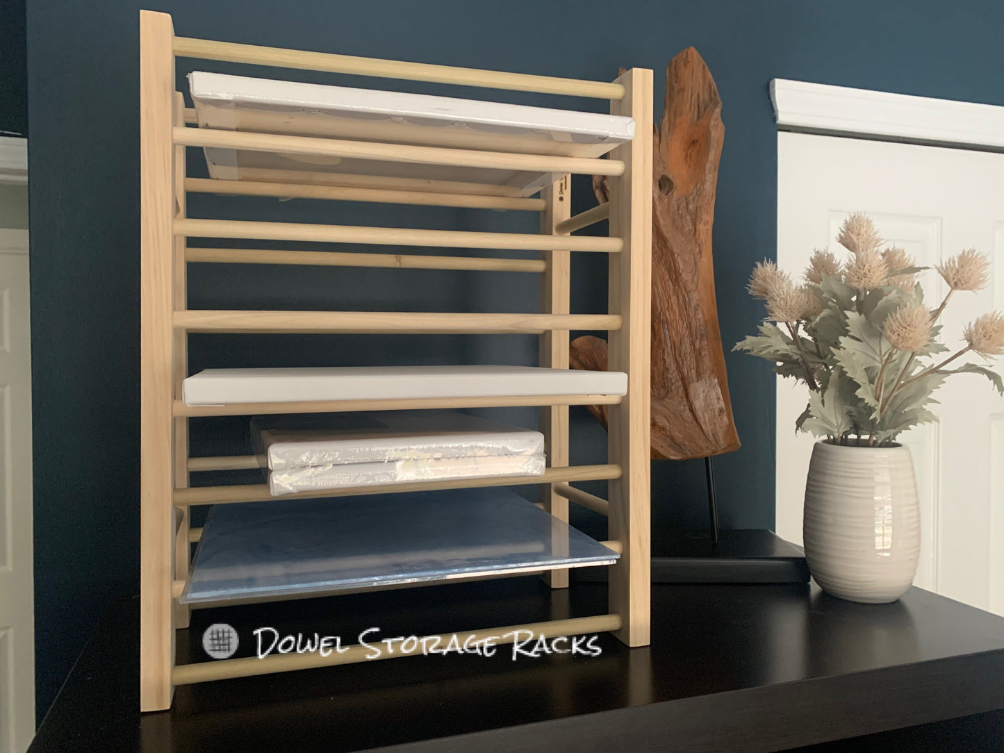Enclosed Art Storage / Drying Rack - For Vertical or Horizontal Storage