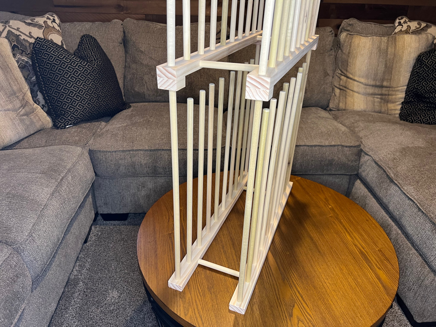 Small Two Tier Art Storage Rack - 24" long x 8" wide