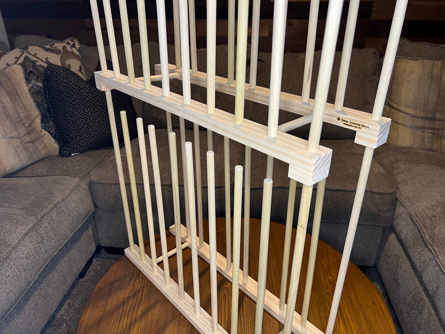Small Two Tier Art Storage Rack - 24" long x 8" wide