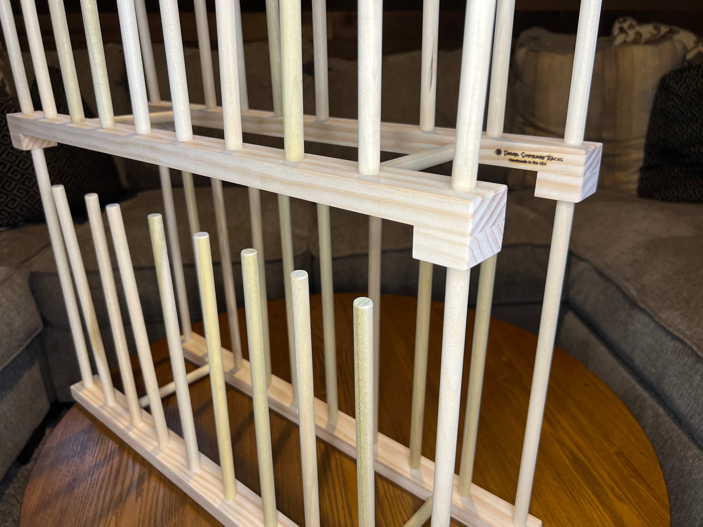 Small Two Tier Art Storage Rack - 24" long x 8" wide