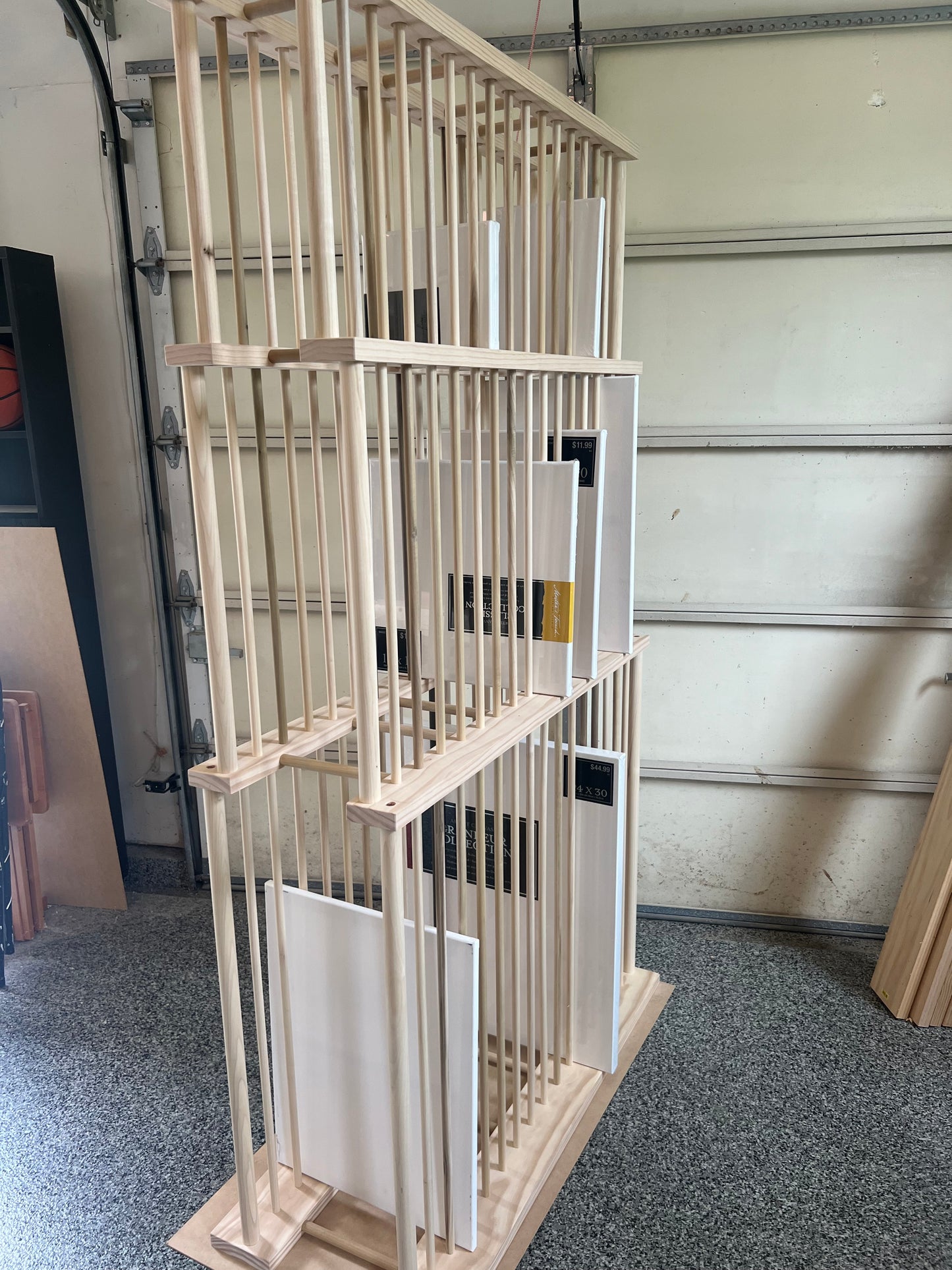 Three Tier Enclosed Heavier Duty Art Storage Cart