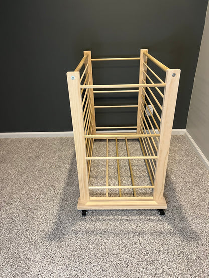 Hotizontal Art Canvas Storage Rack - Drying Rack - Art Storage Rack with Wheels