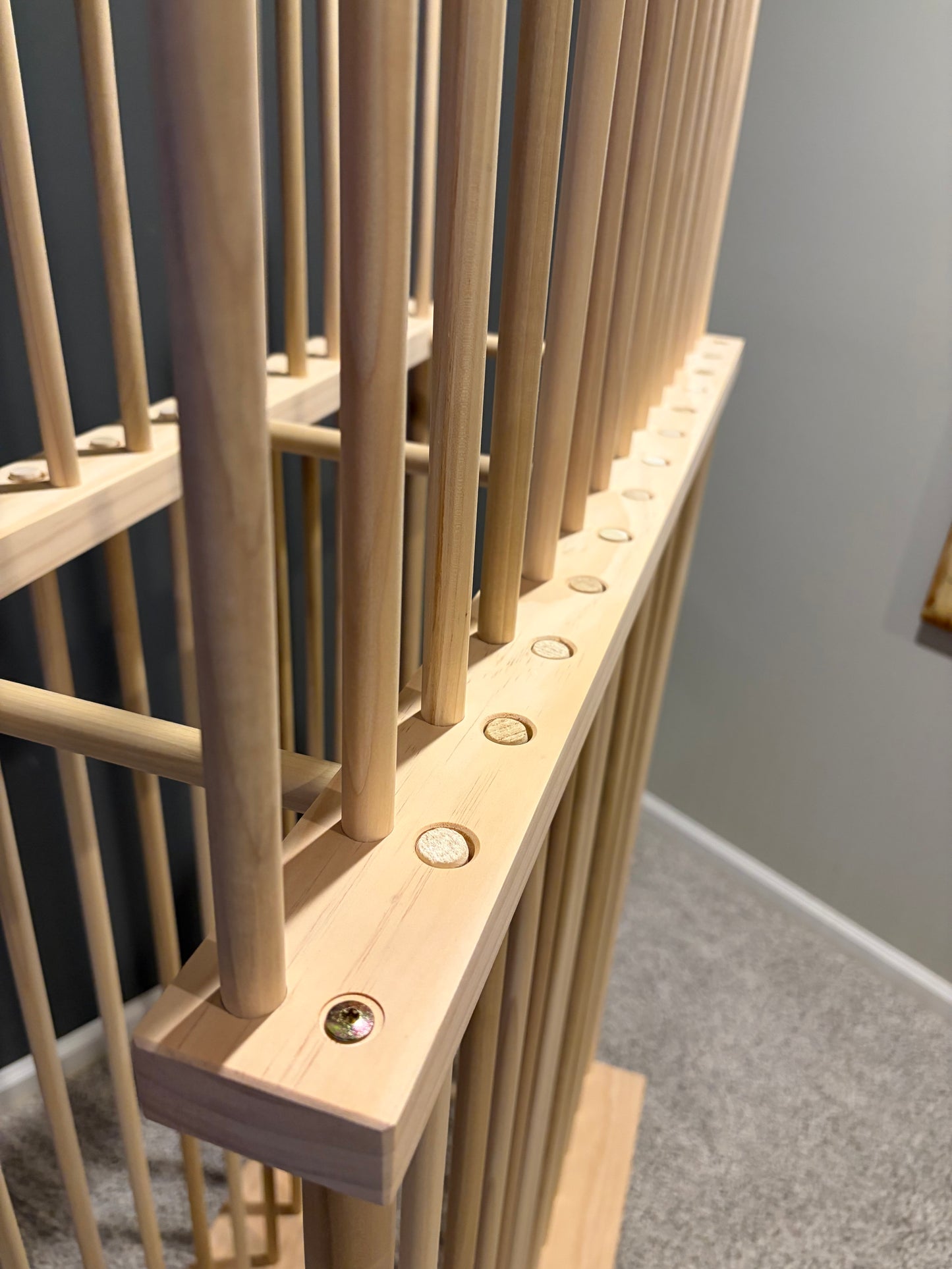 Two Tier Art Storage Cart with Swivel Caster Wheels - Several Size Options Available