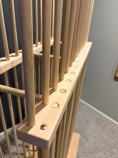 Two Tier Art Storage Cart with Swivel Caster Wheels - Several Size Options Available