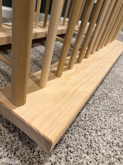 Two Tier Art Storage Cart with Swivel Caster Wheels - Several Size Options Available