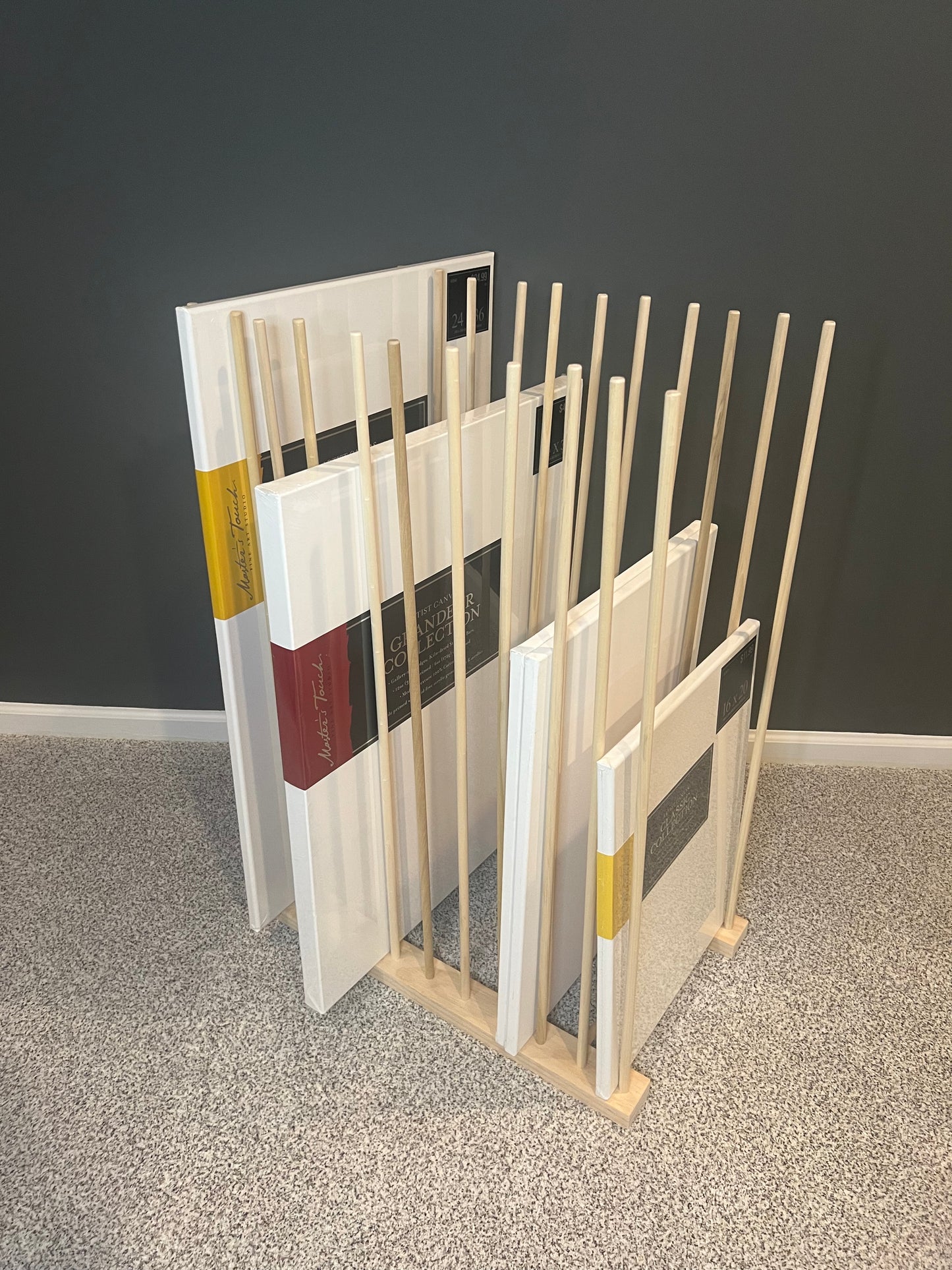 Enclosed Art Storage Rack / Art Storage Cart
