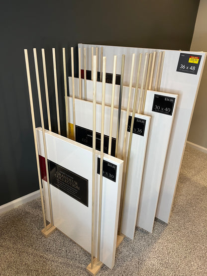 Enclosed Art Storage Rack / Art Storage Cart