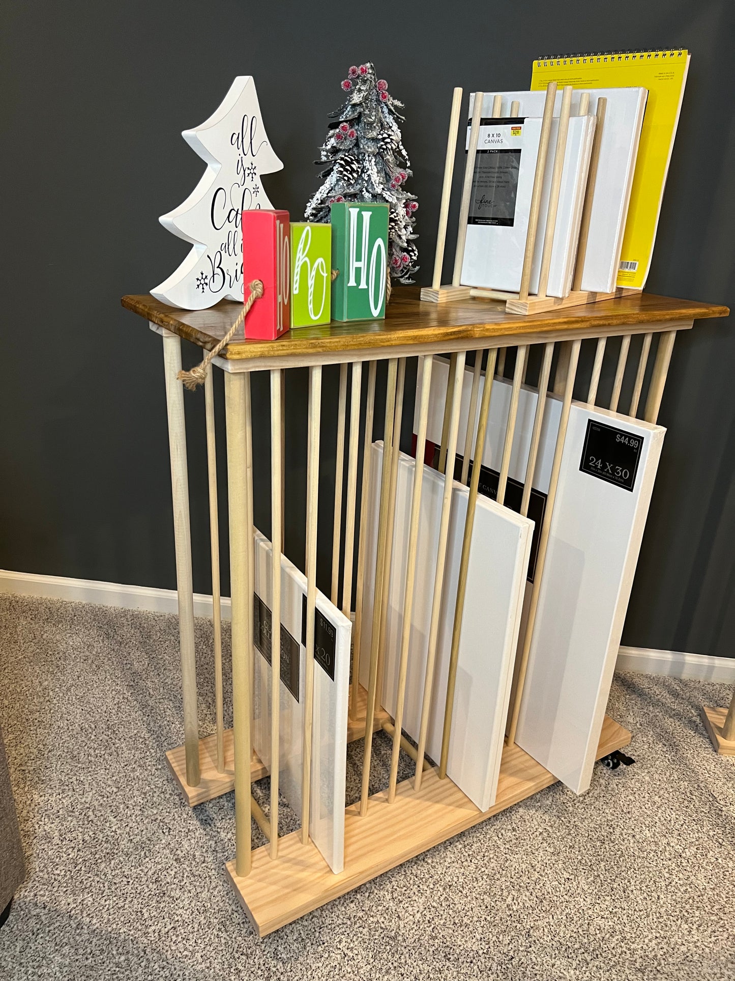 Enclosed Art Storage Rack / Art Storage Cart