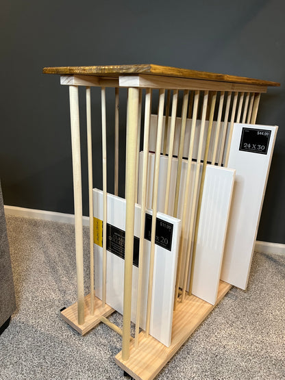 Enclosed Art Storage Rack / Art Storage Cart