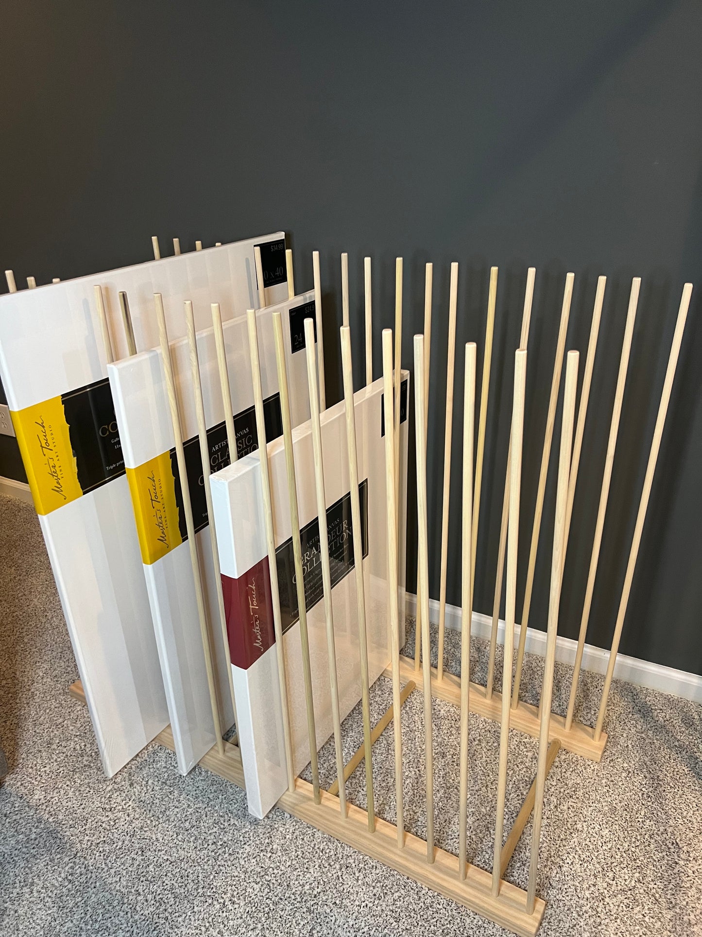 Enclosed Art Storage Rack / Art Storage Cart