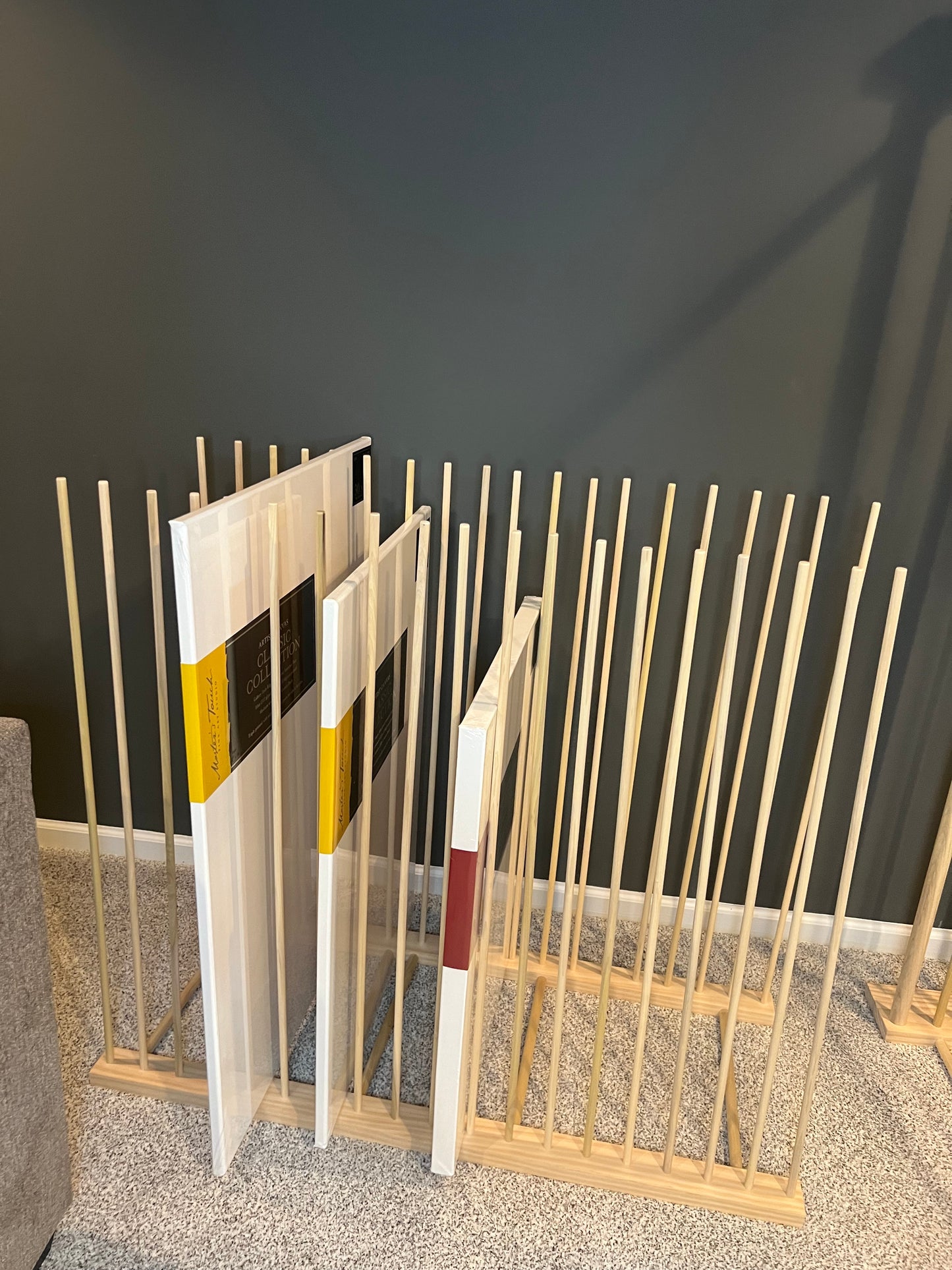 Enclosed Art Storage Rack / Art Storage Cart