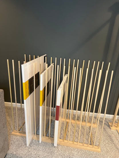 Enclosed Art Storage Rack / Art Storage Cart