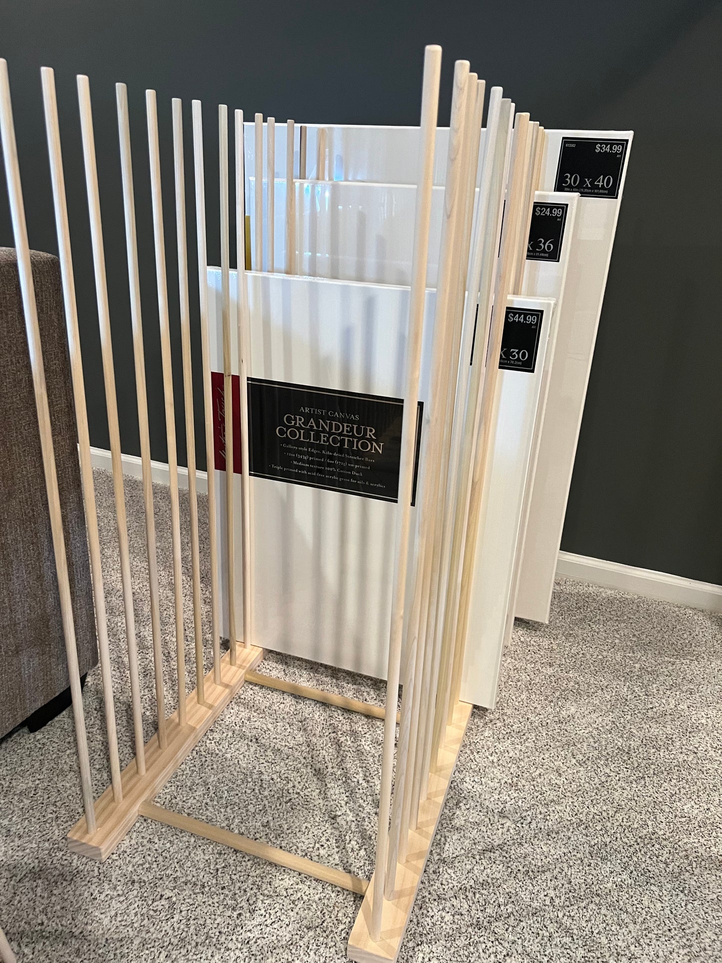 Enclosed Art Storage Rack / Art Storage Cart