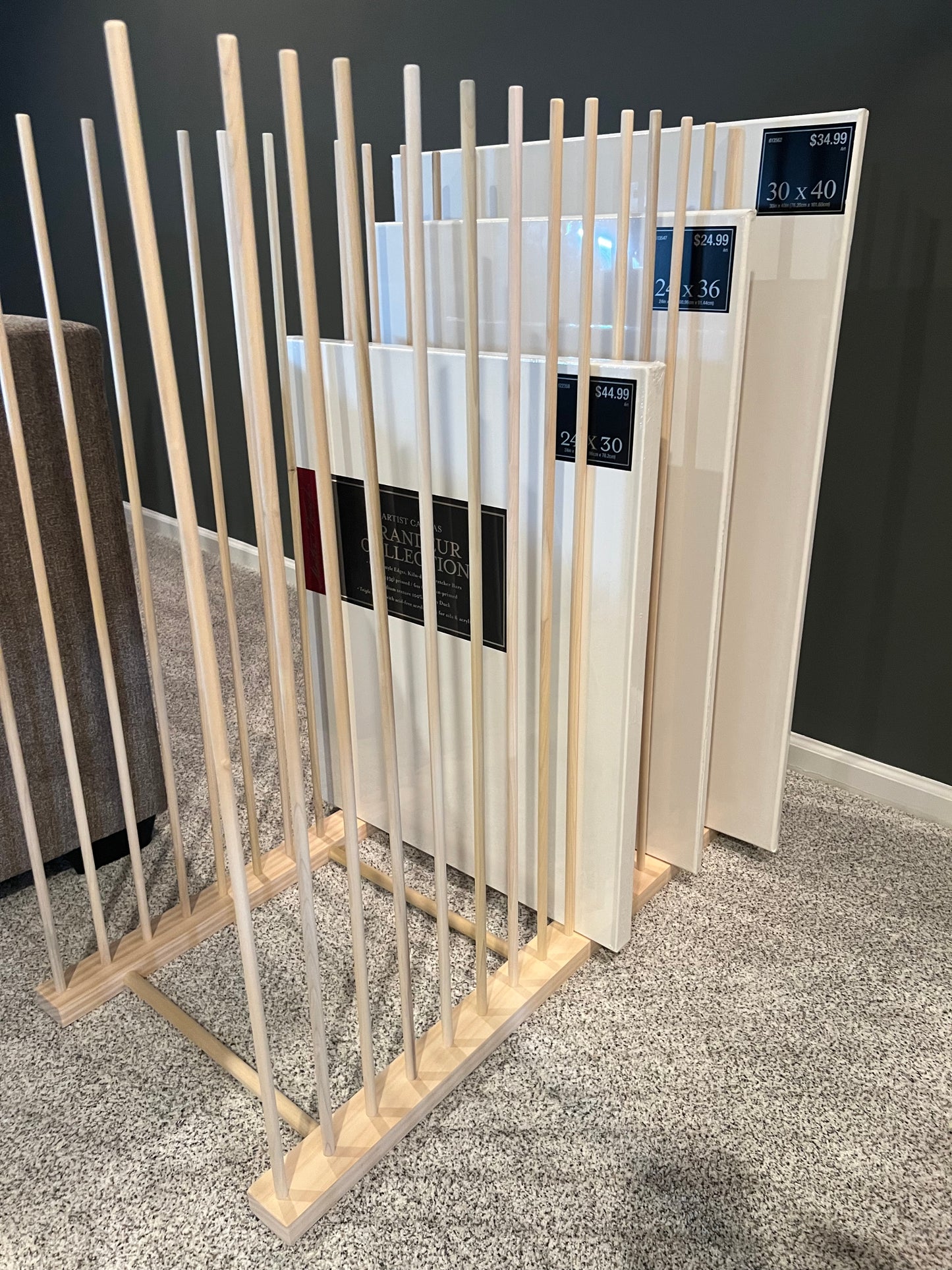 Enclosed Art Storage Rack / Art Storage Cart