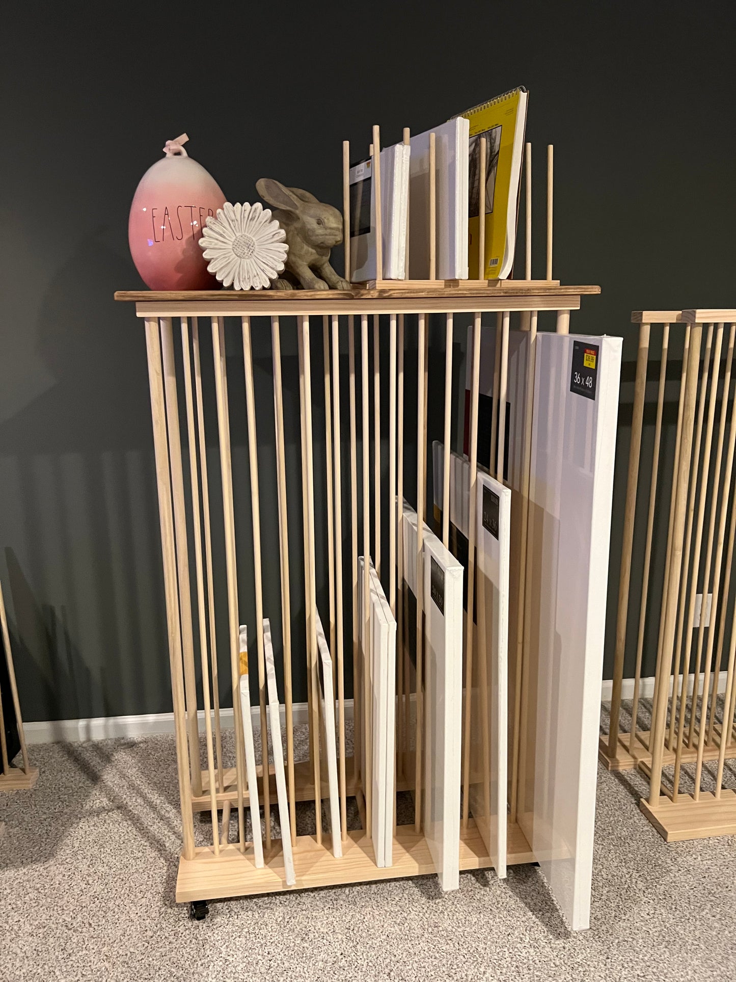 Enclosed Art Storage Rack / Art Storage Cart