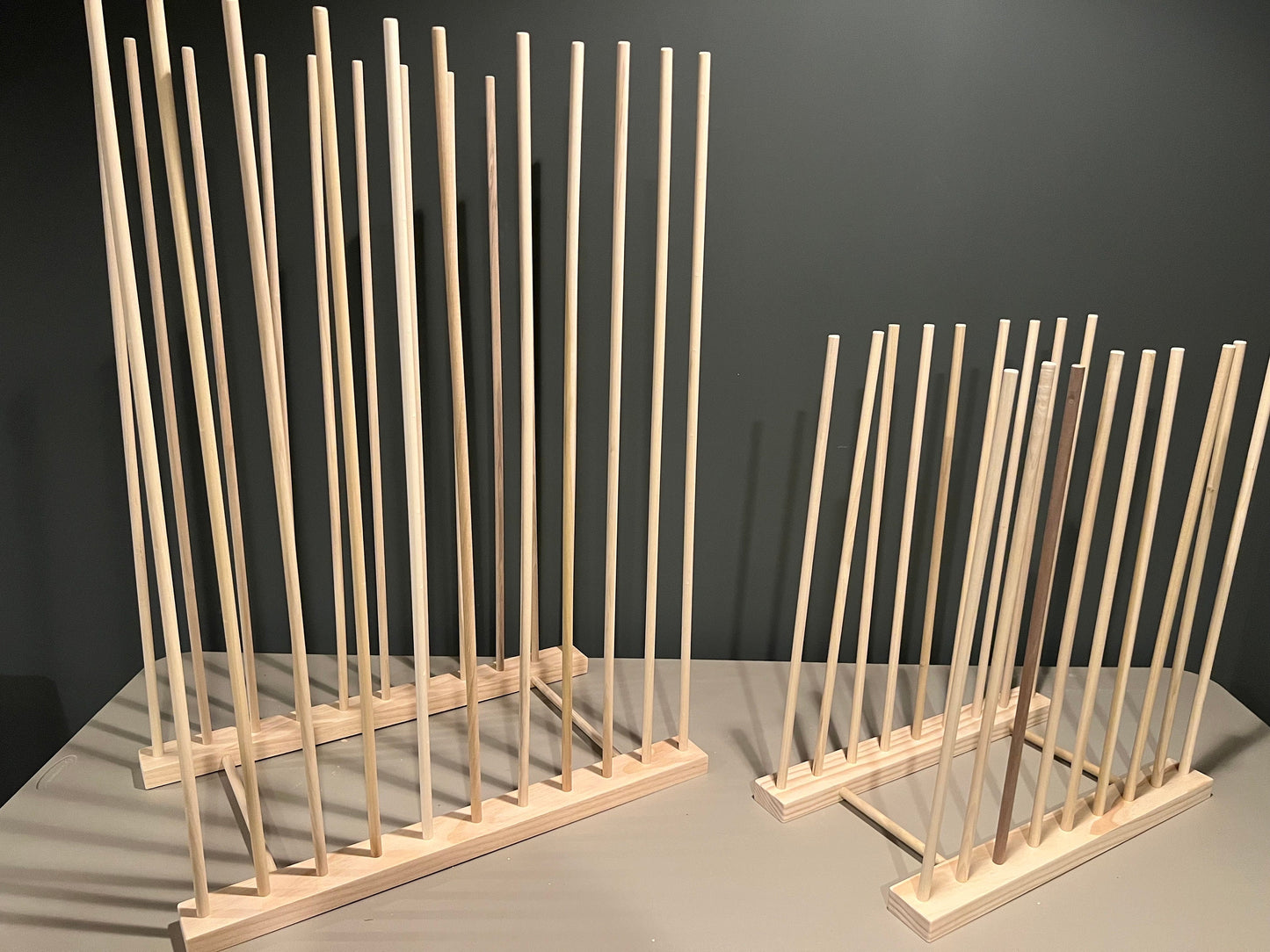 Custom Sized Art and Art Canvas Storage Rack - 24” - 40” Height Options - 16.5” - 46.5” Long Options