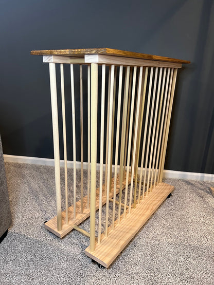 Enclosed Art Storage Rack / Art Storage Cart with Included Top Shelf