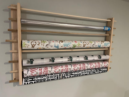 Wrapping Paper Roll Storage Rack - Several Sizes Available