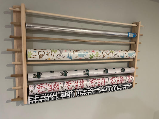 Wrapping Paper Roll Storage Rack - Several Sizes Available