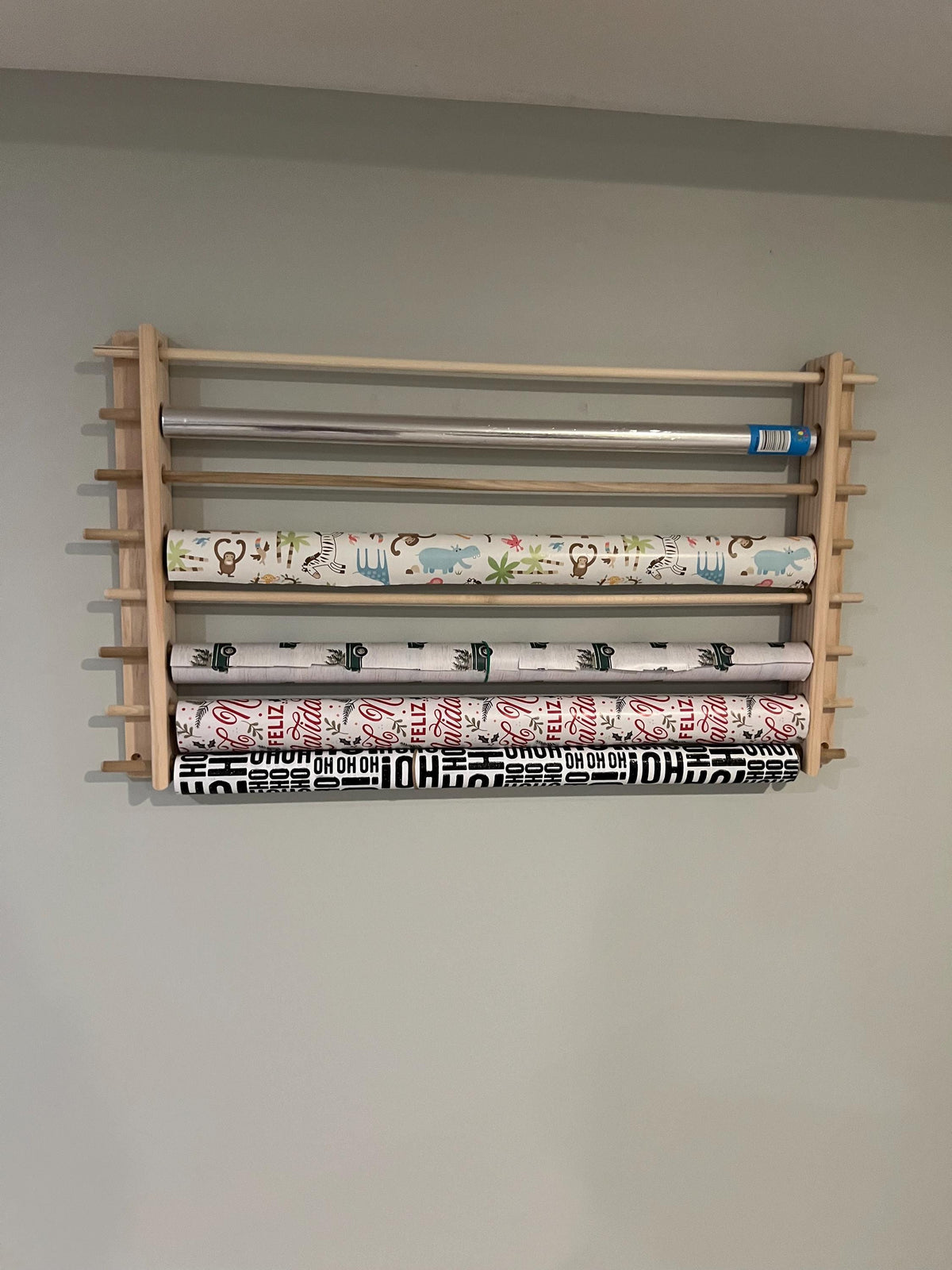 Wrapping Paper Roll Storage Rack - Several Sizes Available