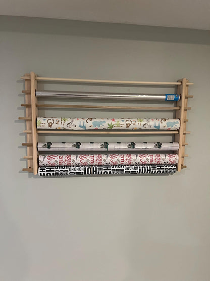 Wrapping Paper Roll Storage Rack - Several Sizes Available