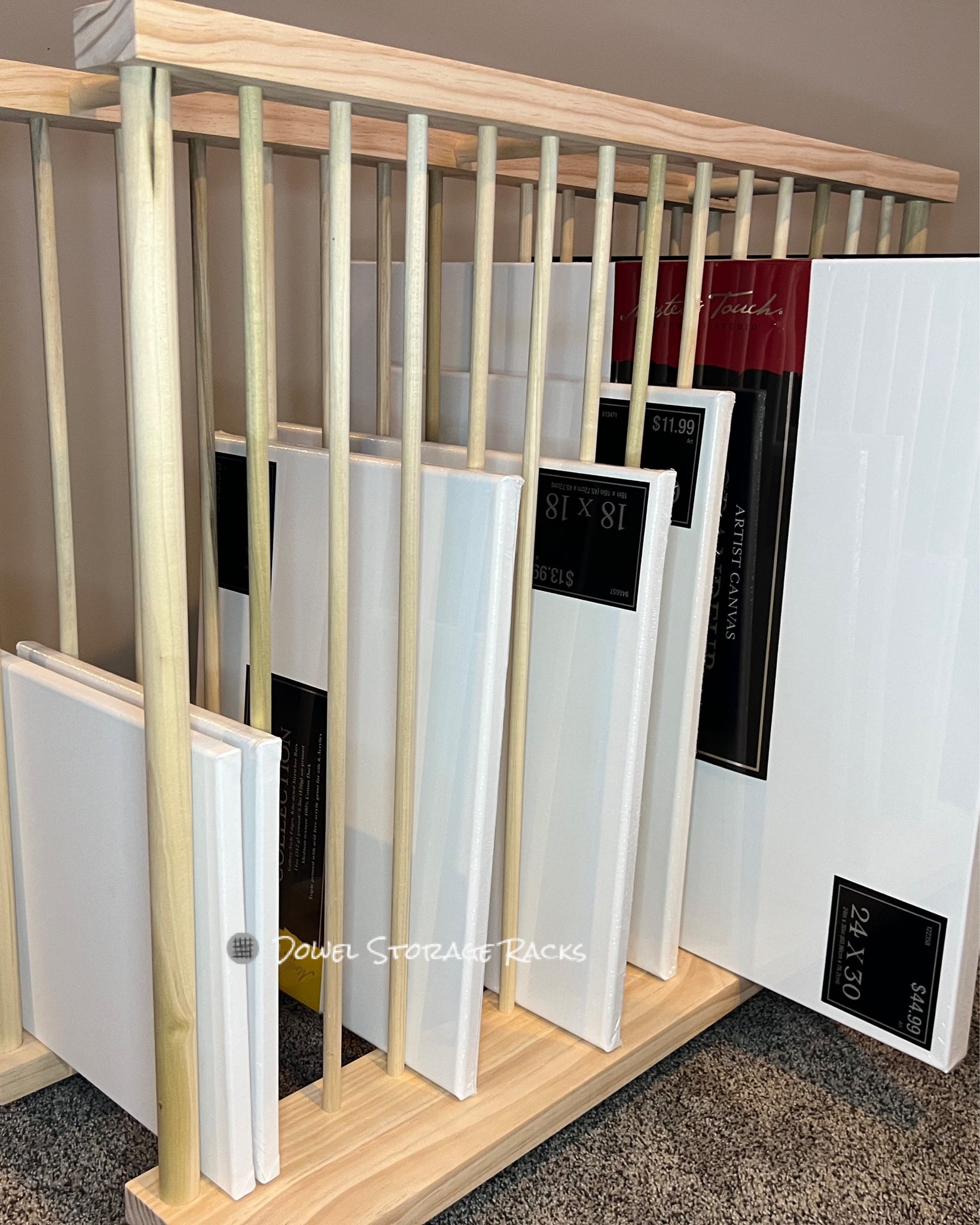 Enclosed Art Storage Rack / Art Storage Cart – DowelStorageRacks