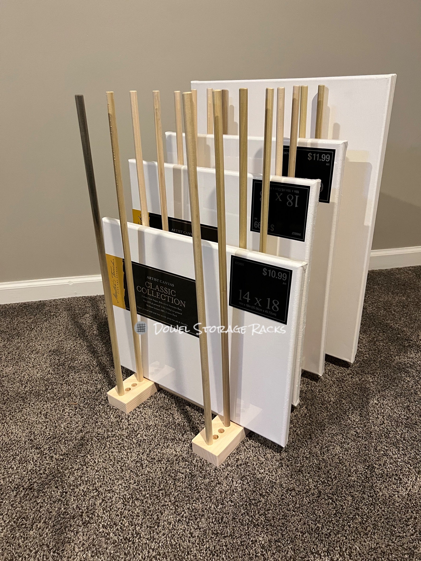 Art Storage Rack - Multiple size options available - Canvas, Framed Ar –  Dowel Storage Racks