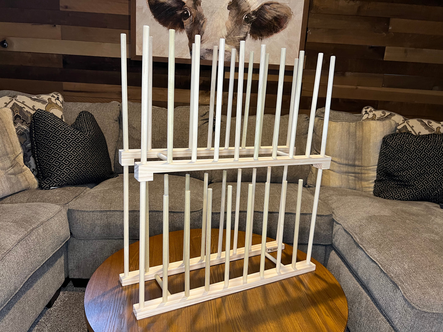 Small Two Tier Art Storage Rack - 24" long x 8" wide