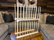 Load image into Gallery viewer, Small Two Tier Art Storage Rack - 24&quot; long x 8&quot; wide
