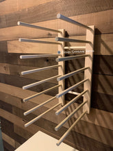Load image into Gallery viewer, Wall Mount Art Storage/Drying Rack - 18.5&quot; x 8&quot; with 12&quot; dowels
