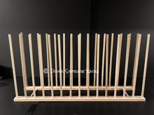 Load image into Gallery viewer, 36” Long x 8” Wide Art Storage Rack- Two Height Options available - 12” or 18” tall
